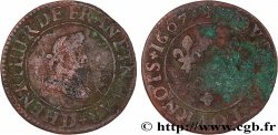 HENRI IV LE GRAND Double tournois, 1er type 1607 Lyon