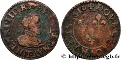 HENRY IV Double tournois, type de Nantes 1610 Nantes