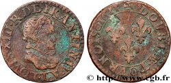 LOUIS XIII LE JUSTE Double tournois 1611 Nantes