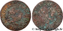 LOUIS XIII  Double tournois, type 1 1613 Nantes