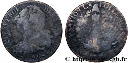 LOUIS XVI (MONARQUE CONSTITUTIONNEL)  2 sols dit &nbsp;au faisceau&nbsp;, type FRANÇOIS 1792 Paris