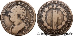 LOUIS XVI 12 deniers dit &nbsp;au faisceau&nbsp;, type FRANCOIS 1791 Paris, Monnaie du Louvre