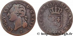 LOUIS XVI Demi-sol dit  à l écu  1788 Metz