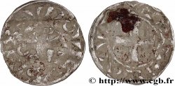 LOUIS VII  THE YOUNG  Denier parisis, 3e type n.d. Paris