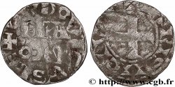 LUIS VII  THE YOUNG  Denier parisis, 3e type n.d. Paris