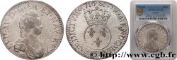 LOUIS XV DIT LE BIEN AIMÉ Écu dit  vertugadin  1716 Lyon TTB53