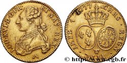 LOUIS XVI Double louis d’or aux écus ovales 1777 Lille TTB/TTB+