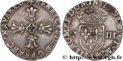 HENRY IV Huitième d écu, croix feuillue de face 1605 Bayonne
