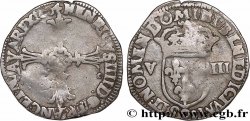 HENRY IV Huitième d écu, croix feuillue de face 1604 Rennes