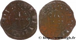 PHILIPPE III LE HARDI ET PHILIPPE IV LE BEL - MONNAYAGE COMMUN (à partir de 1280) Obole tournois à l&nbsp;O rond n.d. s.l. TB+