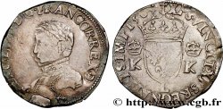 CHARLES IX Teston, 4e type 1564 Bayonne VF