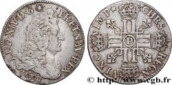 LOUIS XIV  THE SUN KING  Demi-écu aux huit L, 1er type 1691 Dijon VF