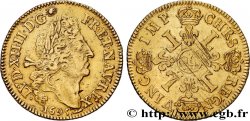 LOUIS XIV LE GRAND OU LE ROI SOLEIL Double louis d&nbsp;or aux quatre L 1695 Bayonne