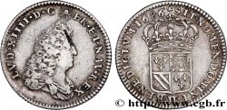 LOUIS XIV  THE SUN KING  Huitième d écu de Flandre 1686 Lille VF/AU