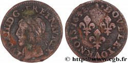 LOUIS XIII  Double tournois, type de Warin 1642 Corbeil