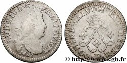 LOUIS XIV LE GRAND OU LE ROI SOLEIL Quatre sols aux deux L 1691 Dijon TB/TB+