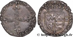 HENRY IV Huitième d écu de Béarn 1608 Morlaàs