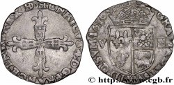 HENRI IV LE GRAND Huitième d écu de Béarn 1610 Morlaàs TTB