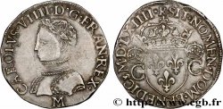 CHARLES IX Teston, 1er type 1564 Toulouse TTB/TTB+
