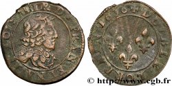LOUIS XIII LE JUSTE Double lorrain, 8e type de Stenay 1636 Stenay TB+