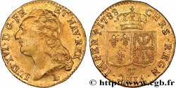 LOUIS XVI Louis d or aux écus accolés 1788 Nantes SUP
