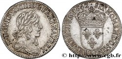 LOUIS XIII LE JUSTE Douzième d&nbsp;écu, buste drapé et cuirassé (2e buste de Jean Warin) 1642 Paris, Monnaie du Louvre TTB+