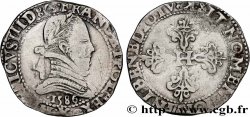 HENRI III Franc au col plat 1586 Bordeaux TTB