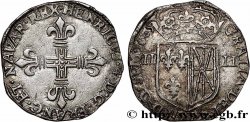HENRY IV Quart d&nbsp;écu de Navarre 1605 Saint-Palais