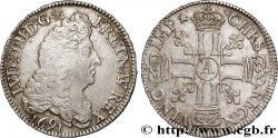 LOUIS XIV LE GRAND OU LE ROI SOLEIL Demi-écu aux huit L, 1er type 1691 Paris TTB+