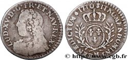 LOUIS XV DIT LE BIEN AIMÉ Vingtième d’écu aux branches d’olivier, buste habillé 1730 Toulouse TB+/TTB