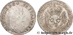 LOUIS XIV  THE SUN KING  Demi-écu aux palmes 1695 La Rochelle VF/XF