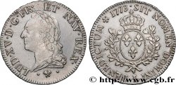 LOUIS XV  THE WELL-BELOVED  Écu aux branches d’olivier, buste lauré 1773 Bayonne XF