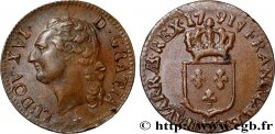 LOUIS XVI Demi-sol dit &nbsp;à l&nbsp;écu&nbsp; 1791 Lille