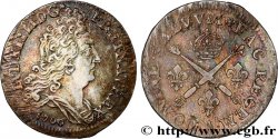 LOUIS XIV  THE SUN KING  10 sols aux insignes 1706 Paris