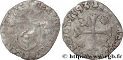 HENRI IV LE GRAND Douzain aux deux H couronnées, 9e type 1593 Clermont-Ferrand