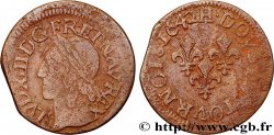 LOUIS XIII  Double tournois, type de Warin 1642 La Rochelle