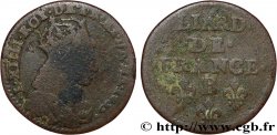 LOUIS XIV LE GRAND OU LE ROI SOLEIL Liard du 2e type 1655 Acquigny