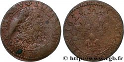 LOUIS XIII  Double lorrain au buste vieilli, type 11 1638 Stenay F