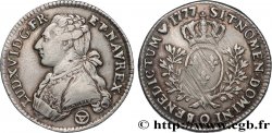 LOUIS XVI Cinquième d écu aux branches d olivier 1777 Perpignan XF/AU