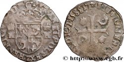 HENRY III Douzain du Dauphiné aux deux H couronnées 1588 Grenoble