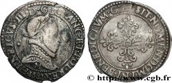 HENRI III Demi-franc au col plat 1581 Toulouse
