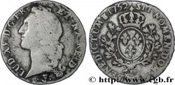 LOUIS XV  THE WELL-BELOVED  Écu aux branches d’olivier, tête ceinte d’un bandeau 1752 Pau