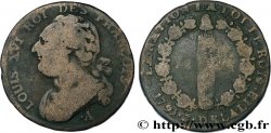 LOUIS XVI (MONARQUE CONSTITUTIONNEL)  12 deniers dit &nbsp;au faisceau&nbsp;, type FRANÇOIS 1792 Paris