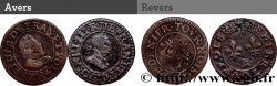 HENRI III Denier tournois, lot de 2 ex. n.d. Paris