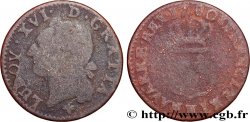 LOUIS XVI Demi-sol dit &nbsp;à l&nbsp;écu&nbsp; 1780 La Rochelle