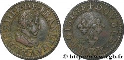 LOUIS XIII LE JUSTE Double tournois, type 2 de Paris 1621 Paris TTB+