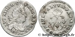 LOUIS XIV  THE SUN KING  Quatre sols aux deux L 1692 Toulouse