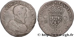 HENRY II Teston à la tête nue, 1er type 1557 Bayonne fSS