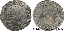 HENRY III Franc au col plat 1578 Poitiers