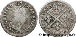 LOUIS XIV LE GRAND OU LE ROI SOLEIL Cinq sols aux insignes 1703 Strasbourg